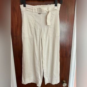Vince Linen Cropped Pants
